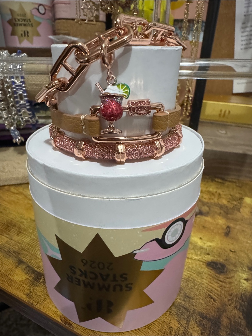 Bomb party summer stacks Blush and Bubbly